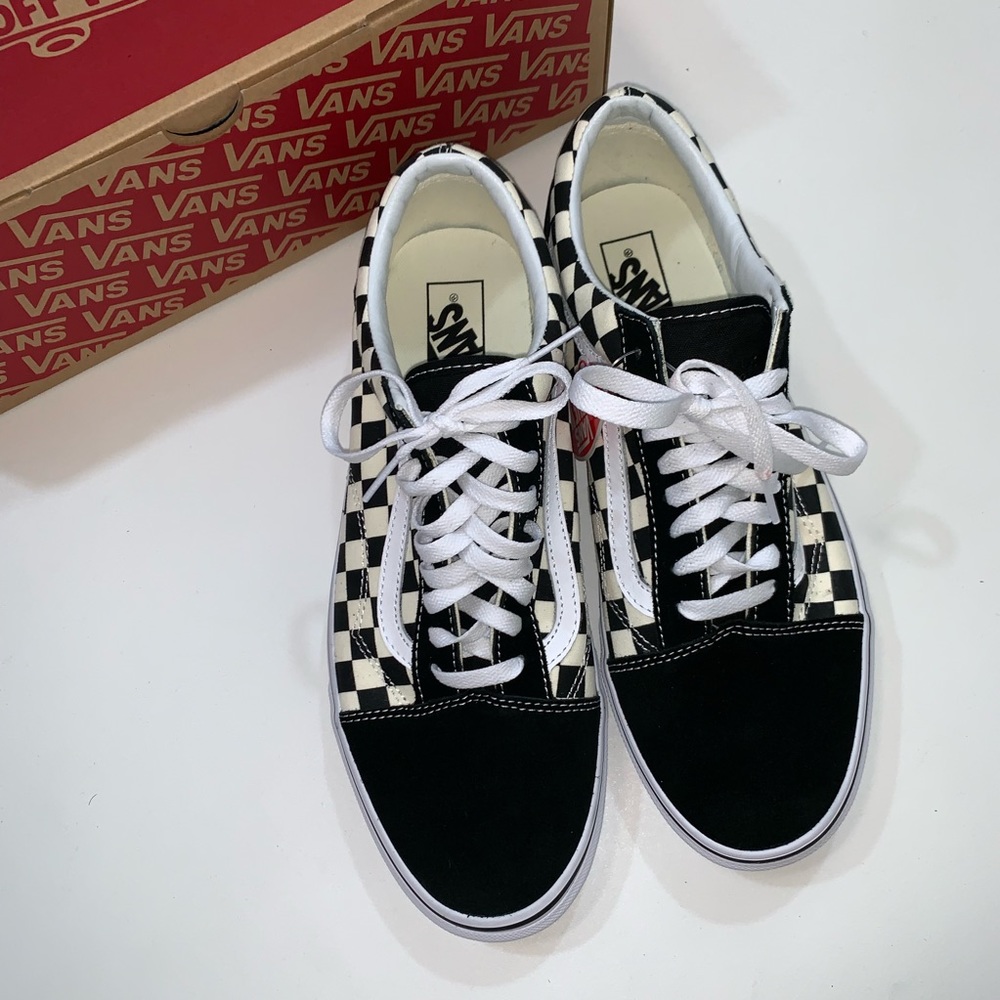 Vans old skool black and white checkers 0891 - Picture 2 of 5